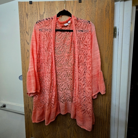 C. Est 1946 Coral Cardigan - Picture 2 of 6